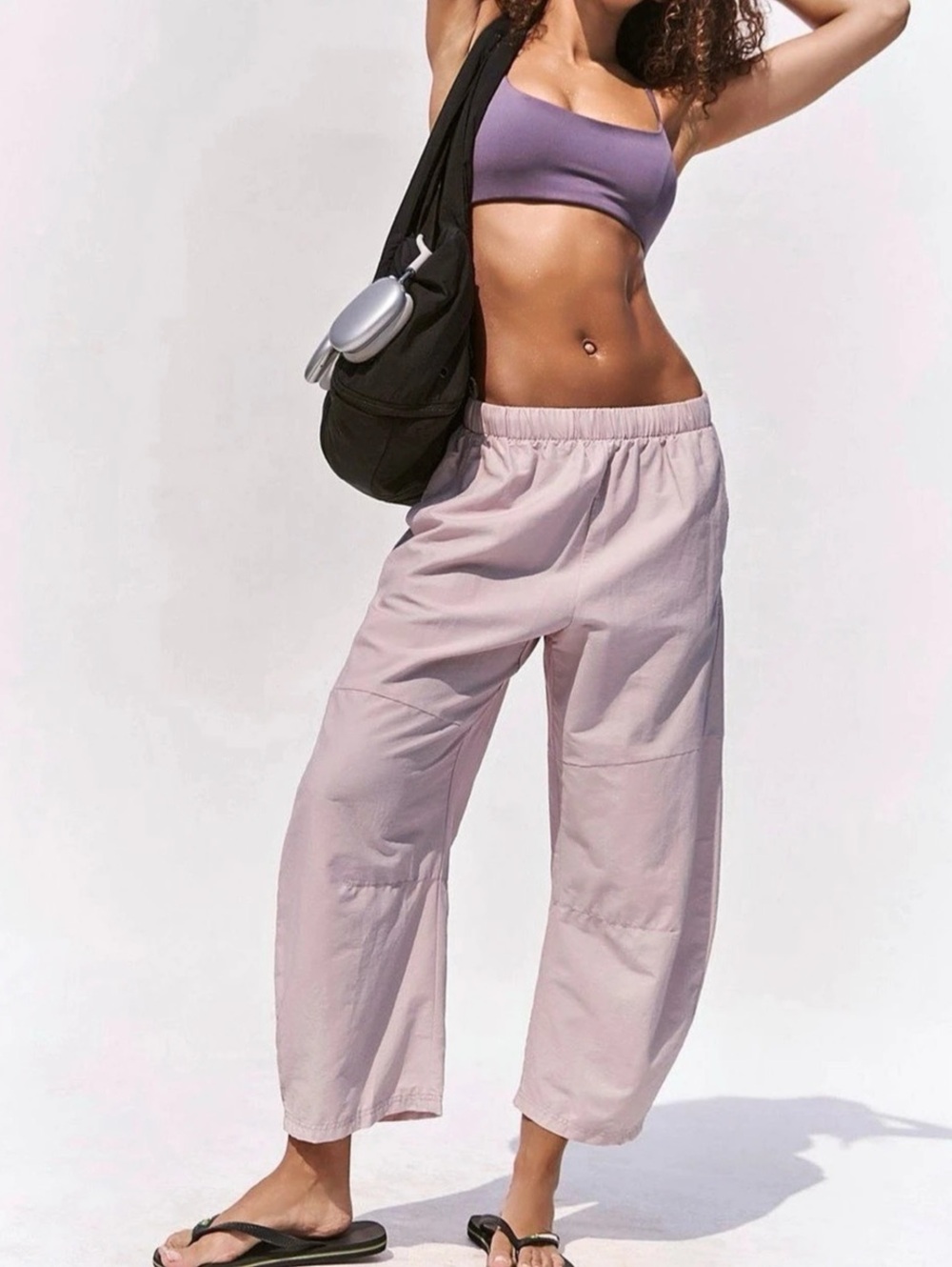 NWT Free People Movement Game Day Parachute Pants Blue